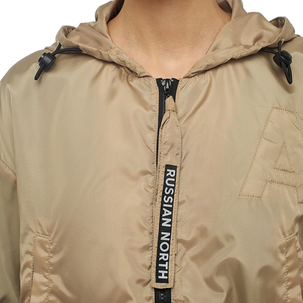 CROP куртка женская демисезонная Бежевый