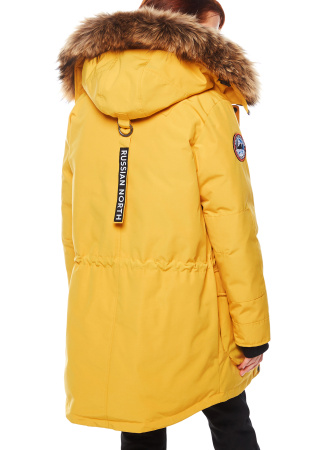 CHILL - легкая женская парка для городской зимы. Цвет: Желтый