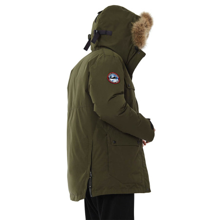 Мужская зимняя парка POLUS. Город + Экспедиции. Цвет: Хаки