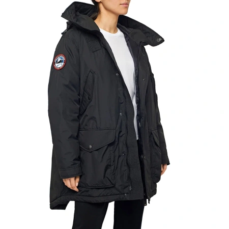 Женская черная парка Beluga