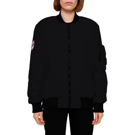 Женская куртка BOMBER из натурального гусиного пуха Черный