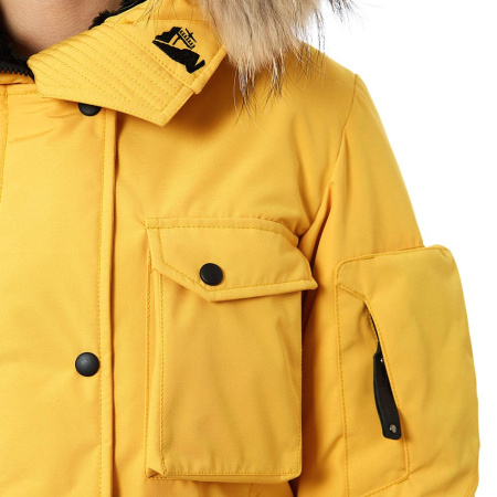 Универсальная повседневная детская парка UMI. Цвет: Желтый