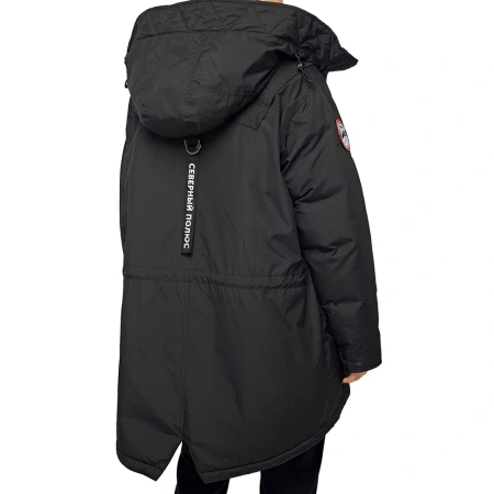 Женская черная парка Beluga